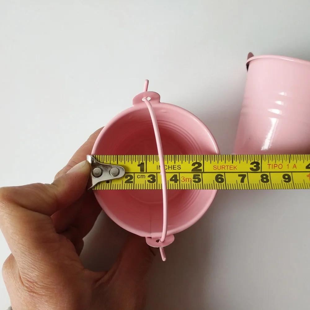 100 шт./лот D6 * H5CM подставки для суккулентов оловянные ведра декоративные парусы