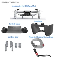 pgytech dji mavic mini lens hood cover landing gear extension control rocker propeller holder for mavic mini drone accessories