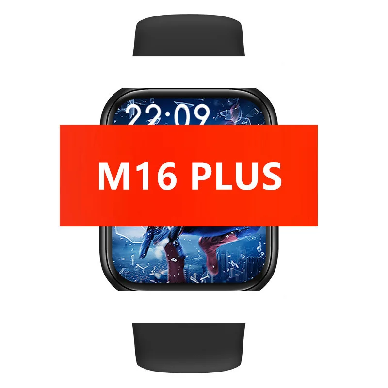 

Новинка, Смарт-часы M16 plus 1,75, браслет с Bluetooth, поворотный кодировщик Huaqiang beizhifa