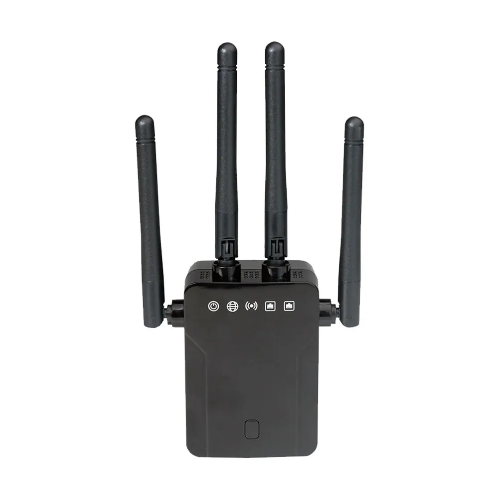 

M-95B Wi-Fi-роутер 300 м, Беспроводной ретранслятор-усилитель с 4 антеннами для дома с помощью кнопки шифрования WPS One-key