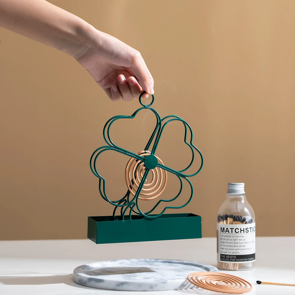 Держатель для противомоскитной спирали в скандинавском стиле железная стойка