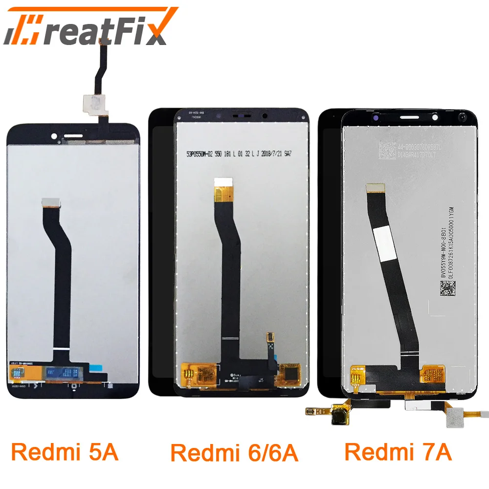 ЖК дисплей с рамкой для Xiaomi Redmi 6 6A дигитайзер сенсорного экрана в сборе 5A 7A|Экраны