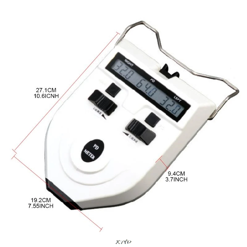 

Digital Pupilometer PD Ruler 45-82mm Pupil Distance Meter Visual Compensation drop ship