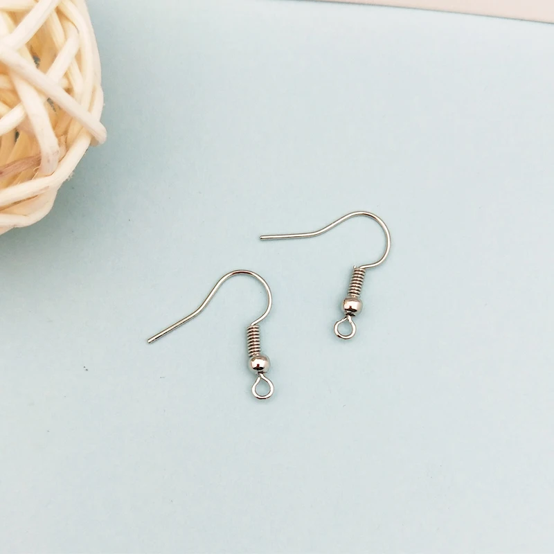 100 шт. золотые/белые крючки для сережек-гвоздиков | Украшения и аксессуары