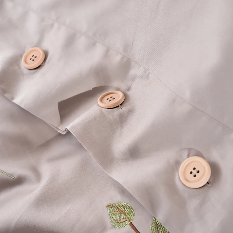 

Luxury egyptian cotton Bedding Sets embroidery bed cover black birds Bed Linen Duvet Cover Bed Sheet Pillowcase/bed Sets