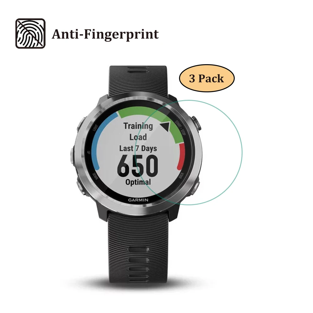 Защитное стекло для экрана Garmin Forerunner 645/645 закаленное 9H 2.5D с защитой от царапин 3