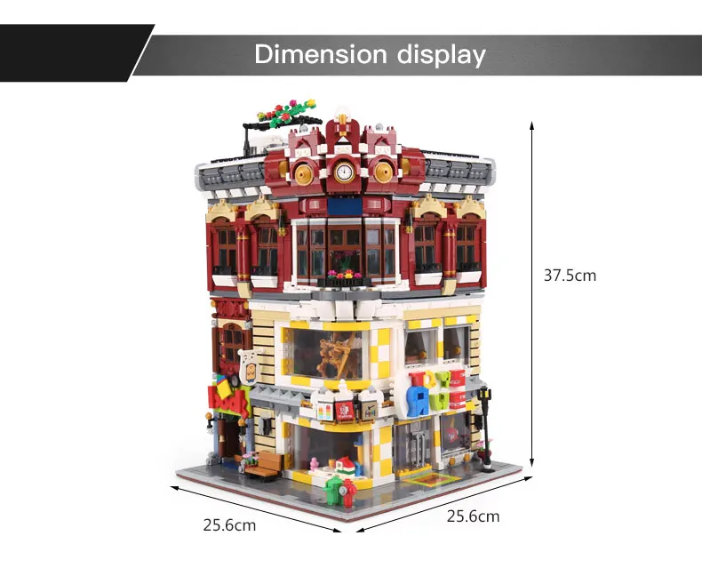 DHL, 01006, китайские строительные игрушки, серия, игрушки MOC и книжный магазин, набор, строительные блоки, кирпичи, наборы для сборки, детские рождественские игрушки