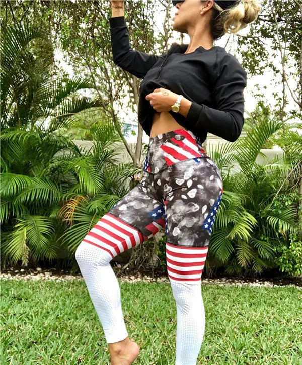 Для женщин готика лосины с леопардовым принтом длиной до колен в полоску из