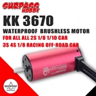 Водонепроницаемый бесщеточный двигатель 3670 Surpass Hobby, вал 5,0 мм, 18 кВ, 110 кВ, ESC для, гоночный автомобиль на радиоуправлении, Wltoy