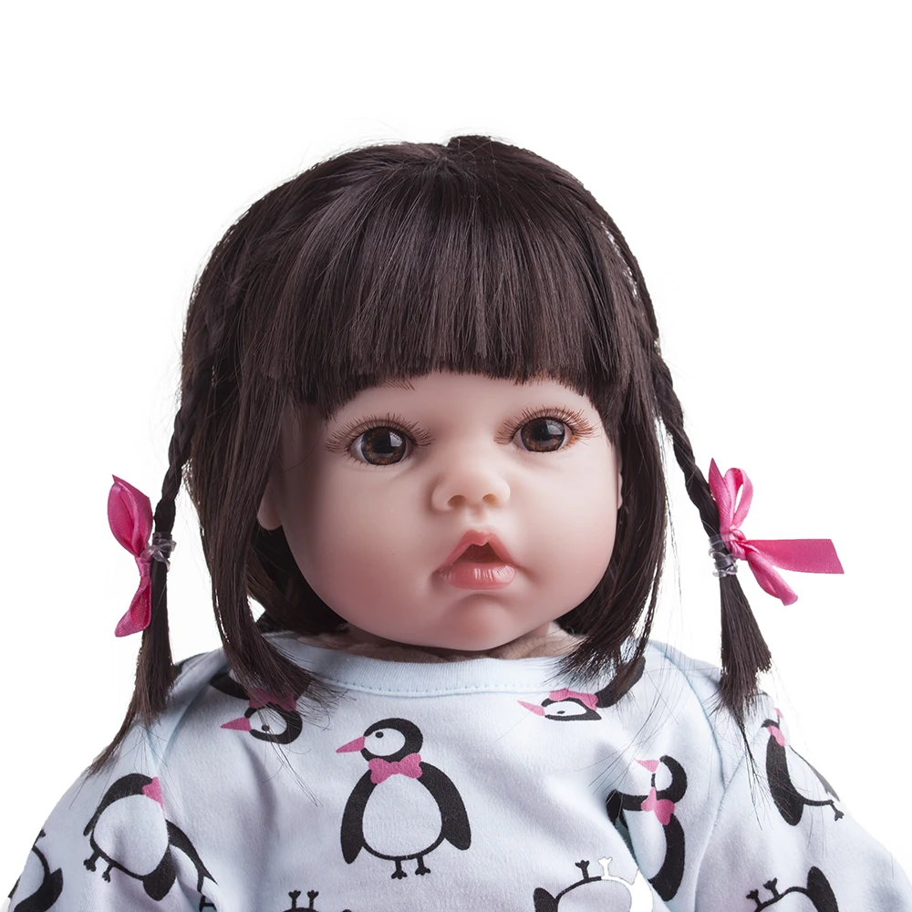 Кукла реборн Мягкая силиконовая Реалистичная кукла младенец подарок для детей