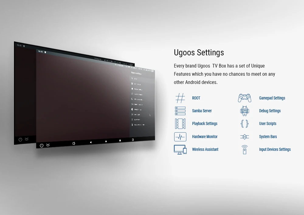 UGOOS AM6 PRO Amlogic S922X четырехъядерный Android 9 0 Smart Tv Box DDR4 4GB32GB 2 4G 5G Wifi BT5.0 1000M телеприставка