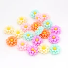 40 шт., разноцветные кабошоны из смолы, 12 мм