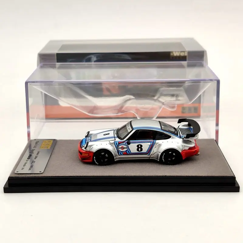 PGM 1:64 для P ~ sche 964 RWB Martini Rauh Welt Begriff #8 обычная версия моделей автомобильных игрушек |