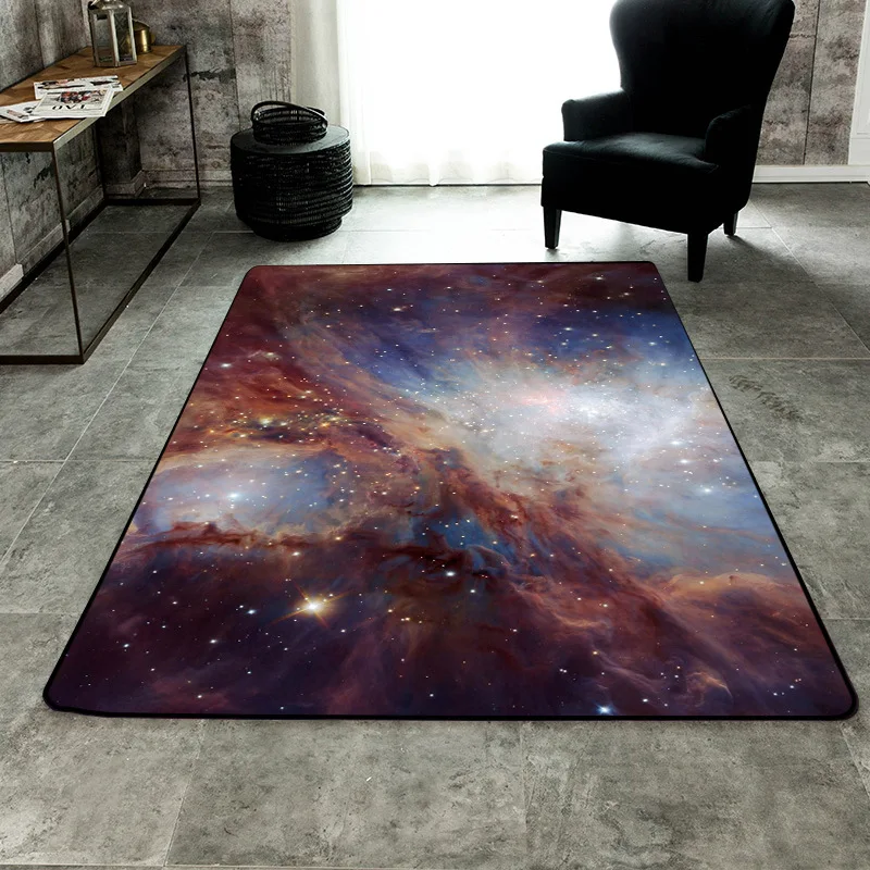 Вселенная Галактика космический узор печать ковры для гостиной спальни коврики