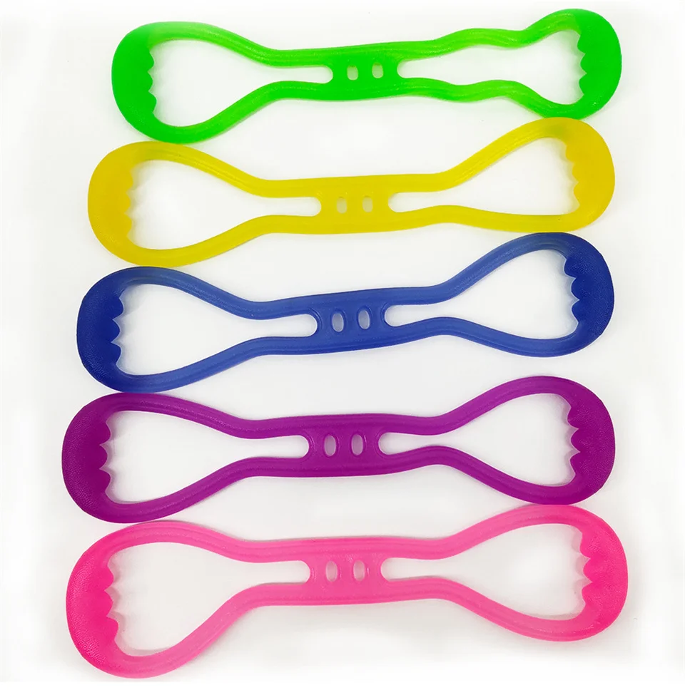 

TPR 8 Word Fitness Yoga Gum Resistance Rubber Bands Fitness Elastic Band Fitness Equipment Expander Workout Gym Exercise Train