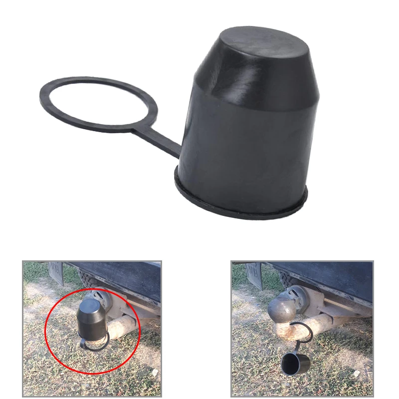 

50mm Car Truck Tow Ball Bar Towing Protect Towbar Hitch Towball Cap Cover