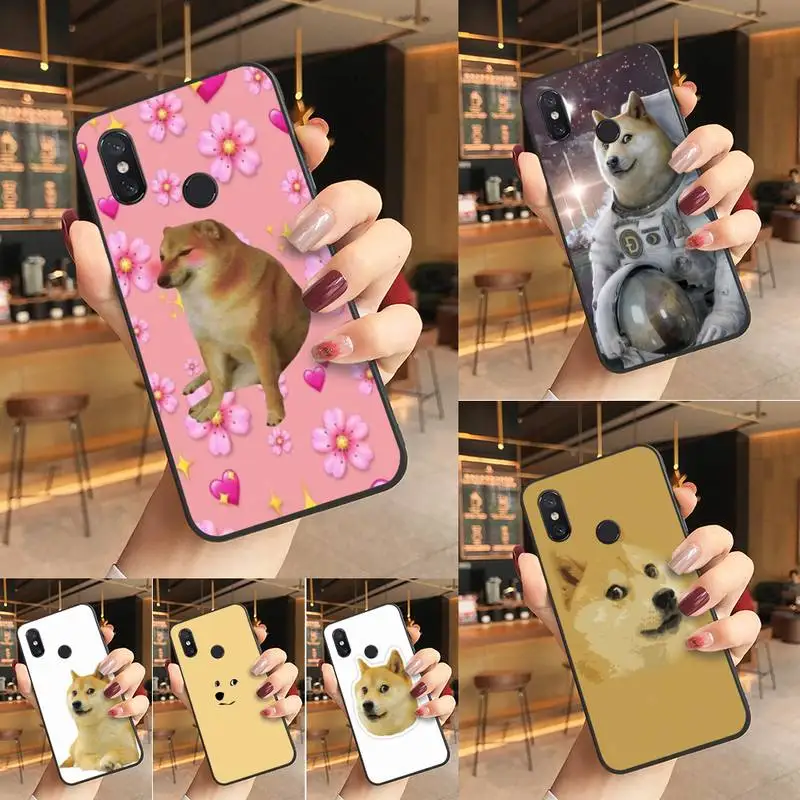 Yinuoda Doge Meme Kabosu Милый Забавный мягкий чехол для телефона Redmi K20 Note 5 7 7a 6 8 Pro note 8T 9 Xiaomi