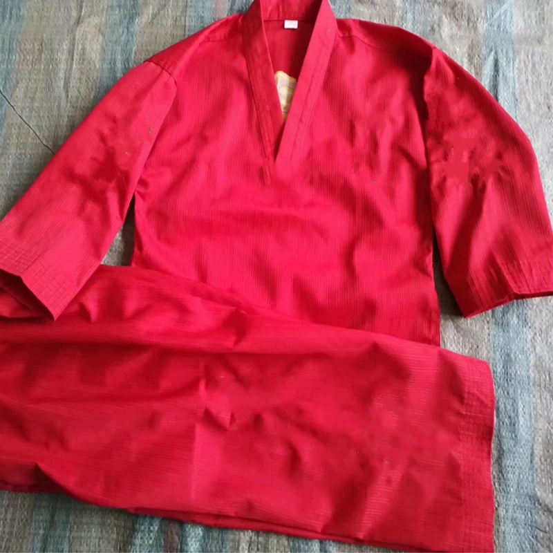 Тхэквондо Униформа добок одежда Черный Взрослый красный TKD каратэ|Прочие