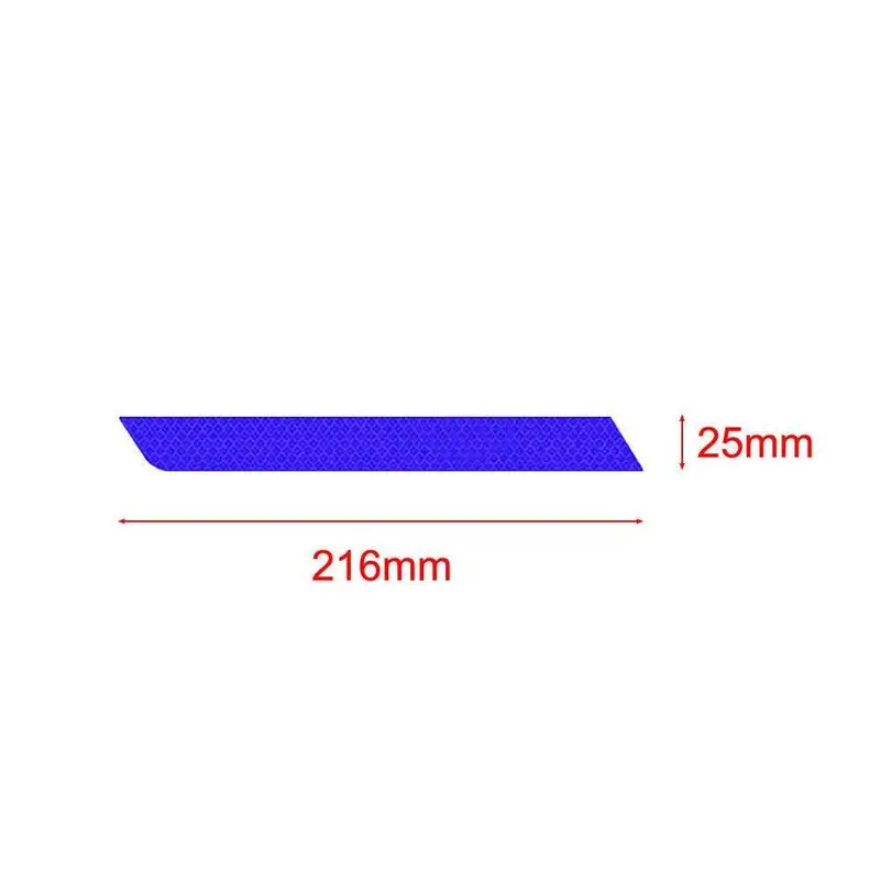 

2pcs Car Reflective Sticker Automobile Trunk Bumper Reflective Warning Protective Strip Car Styling Exterior Decorative Stickers