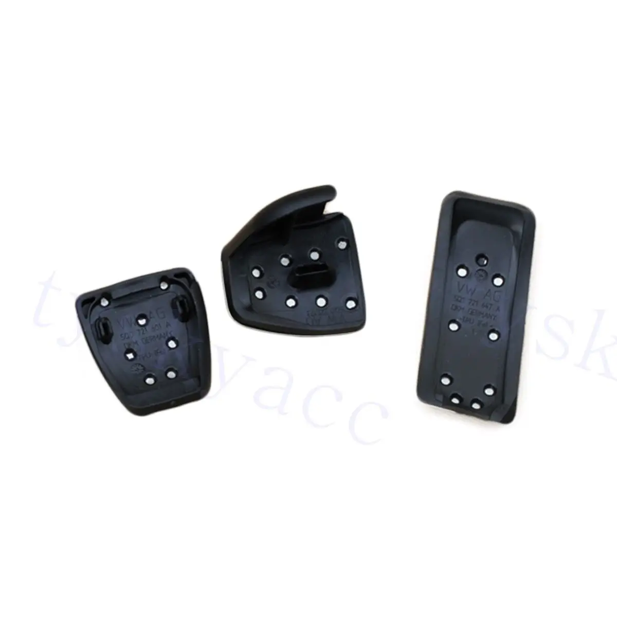 MT Подушка для ноги подходит для Volkswagen Golf MK7 GTI 2013-2017 Часть Тормозного топлива Газовое масло Сцепление Педаль акселератора Крышка Аксессуары.