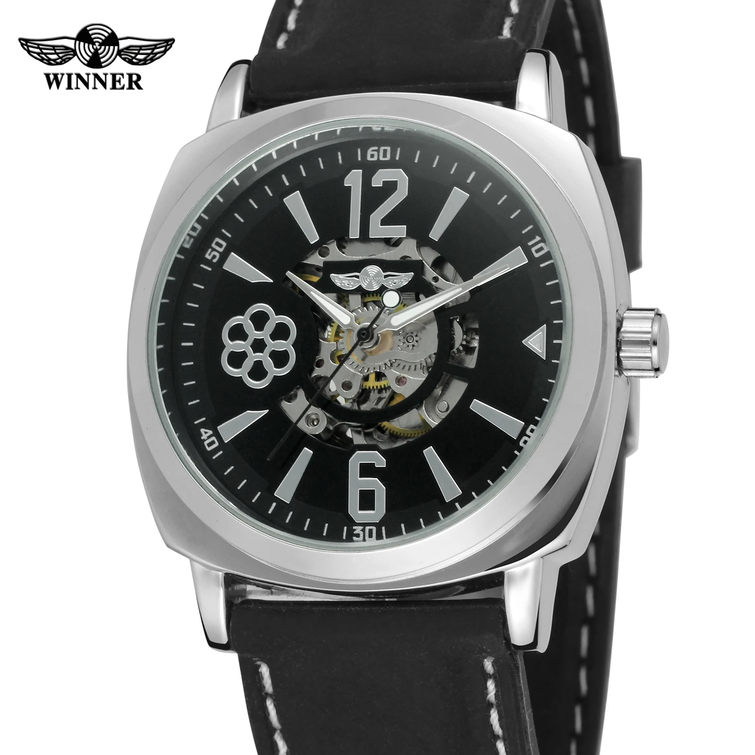 Часы наручные WINNER Мужские механические Автоматические классические модные с