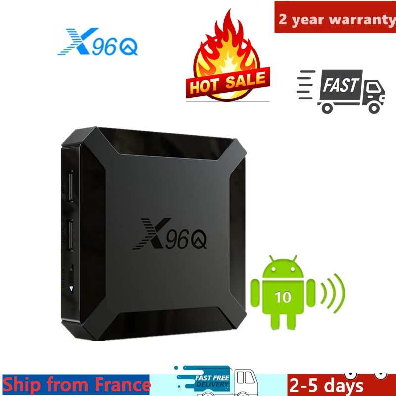 Лучшая ip ТВ приставка x96Q android tv box 10 медиаплеер 1 ГБ 8 2 Гб 16 x96 smart m3u
