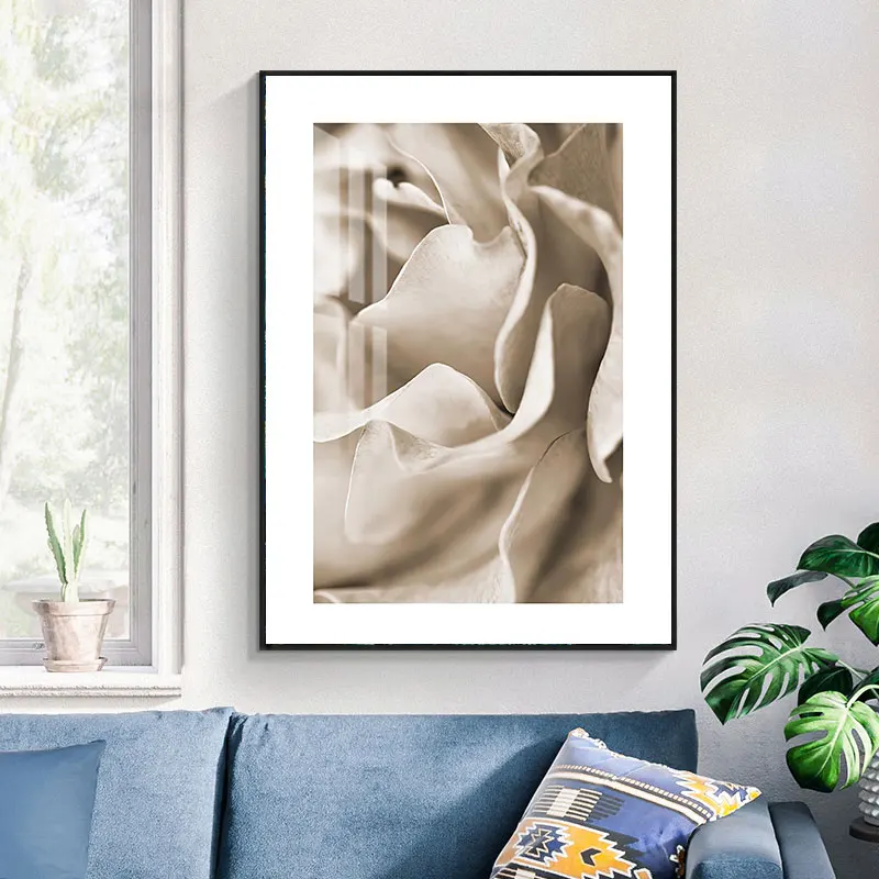 

Vintage Green Plants Wall Art Canvas Paint Abstract Nordic Posters Minimalist Living Room Decor 21-128-2-25