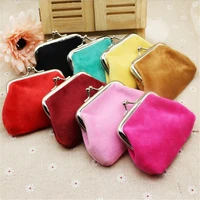 new womens coin purse creative mini small wallet hasp clutch bag retro corduroy girl lady key bag candy color change purses
