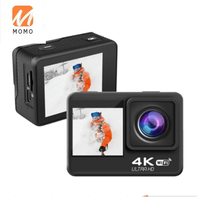 

Camoro CMO-60 Dual color screen sports camera wifi 4K go pro similar waterproof mini hd video digital camera