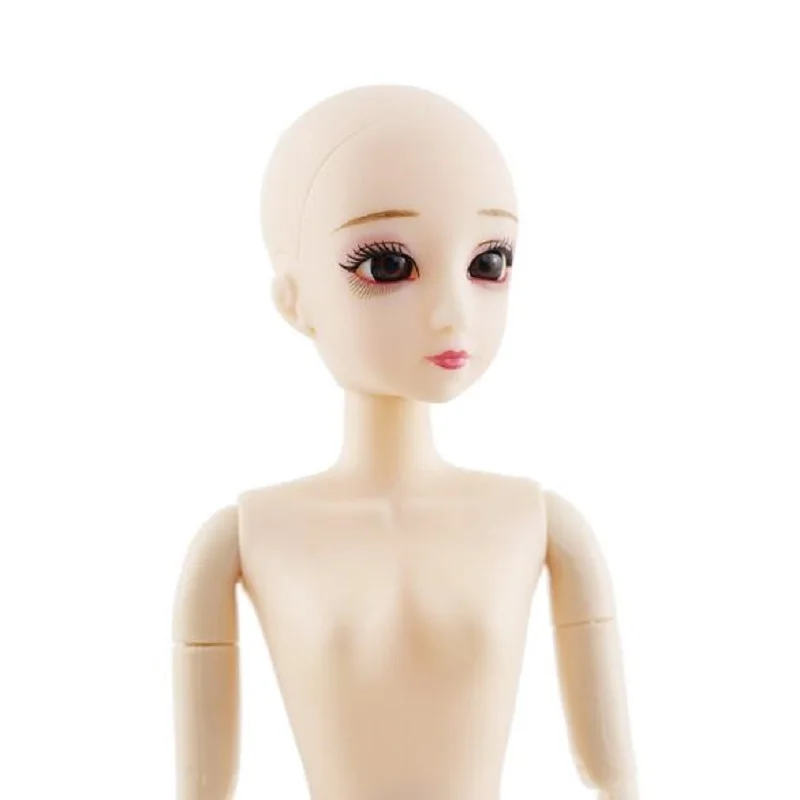 30 см BJD обнаженное тело/голова 1/6 подвижные шарниры куклы игрушка коричневые 3D