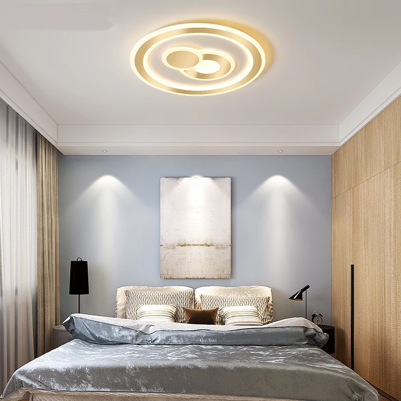 

New bedroom led ceiling lights for 10-15square meters restaurant indoor light luminarias para sala Remote control modern
