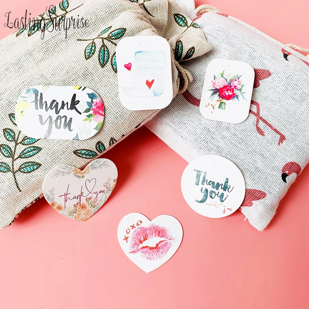 50 шт. цветочные бумажные бирки вечерние белые подарочные Подарочная коробка