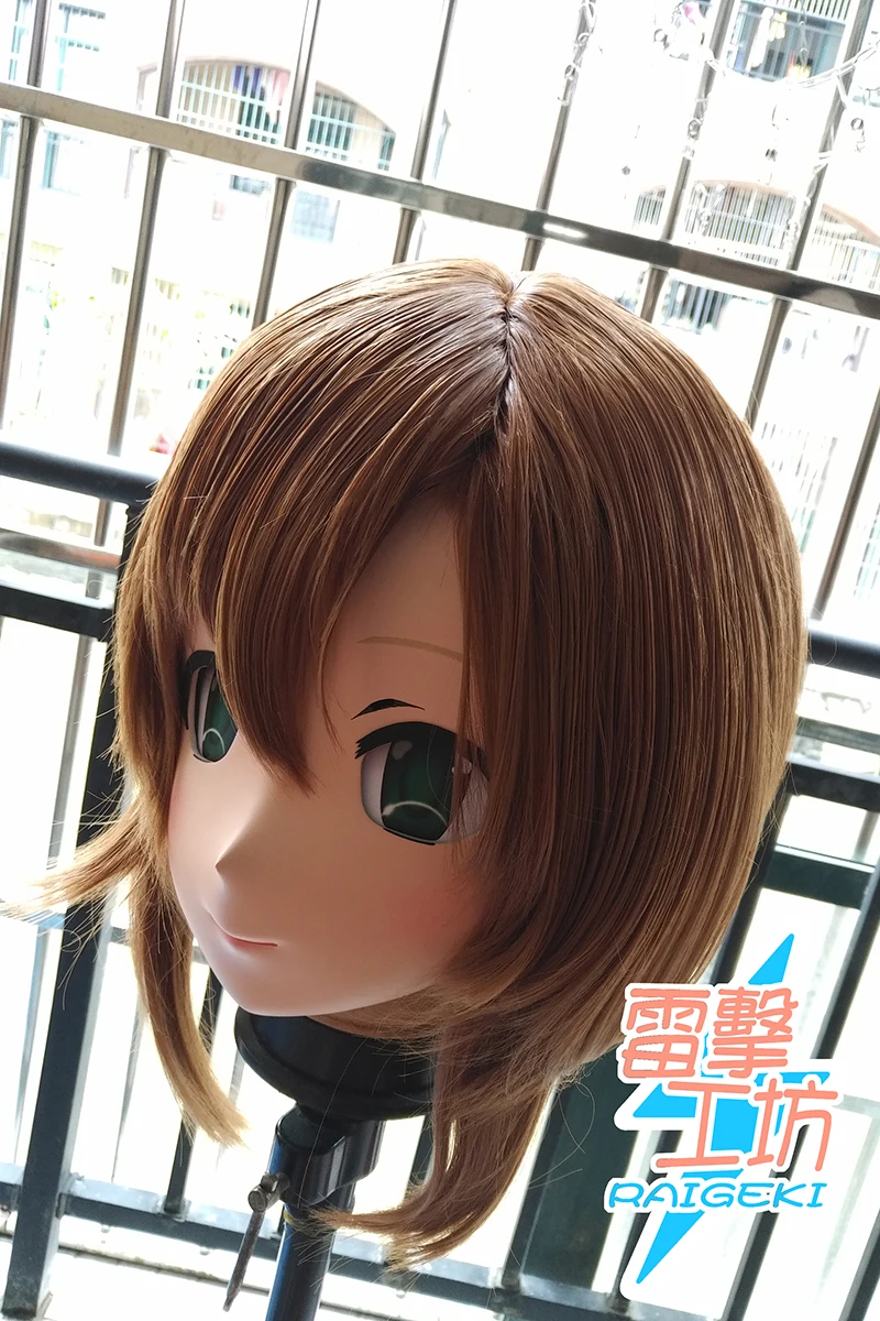 

(RAIGEKI MAKS 162) Silicone Helloween Cosplay Mask Girl Crossdressing Resin BJD DOLL Japan Cartoon Kigurumi Anime Cosplay Mask