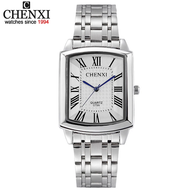 

New Women Dress Watches Fashion Watches Men Luxury Brand Square Dial Personalized Casual Lover Couple Full Steep Strap Watches