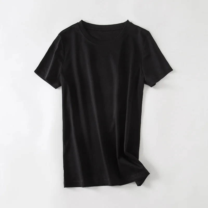 

Fashion New Women O-Neck Classic T-Shirts Short Sleeve Casual Cotton Tee Shirts Women Tops