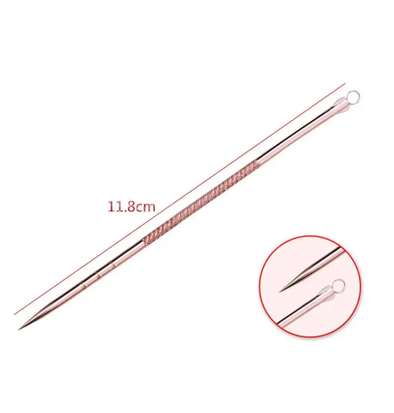 Новый 4 шт прыщи инструмент для устранения угрей черных точек удаления игл