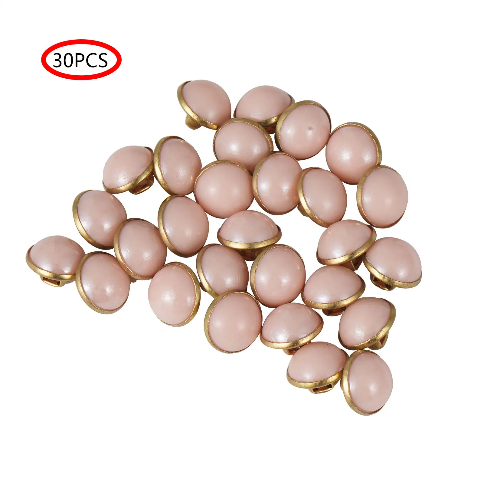 30 круглый искусственный жемчуг пуговицы декоративное покрытие швейная Botones для