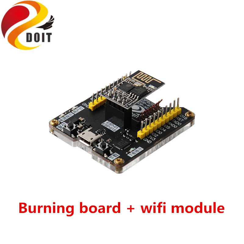 SZDOIT ESP-01s беспроводной Wifi модуль с ESP8266 макетная плата горящая Испытательный Стенд