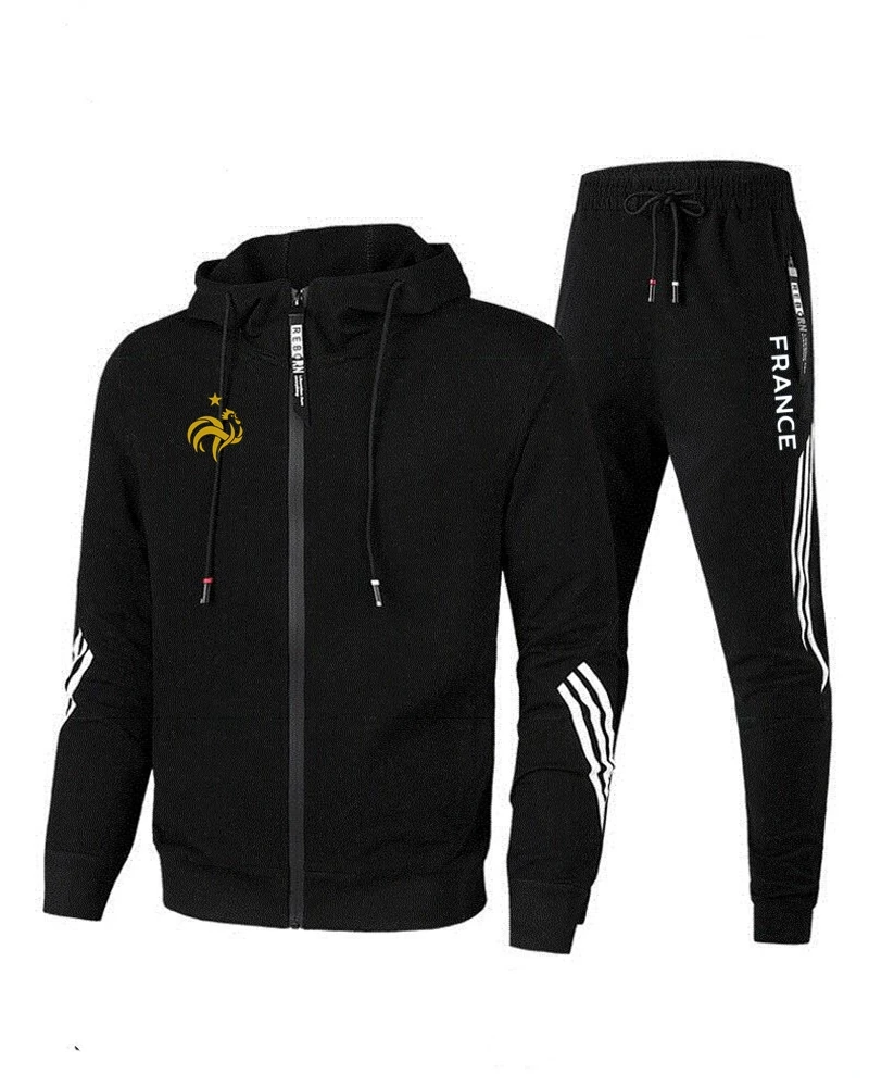 

New Brand Running Sports Tracksuits Men's Casual Sportswear suit Fashion Zipper Cardigan Jogging fitness training Track Suit