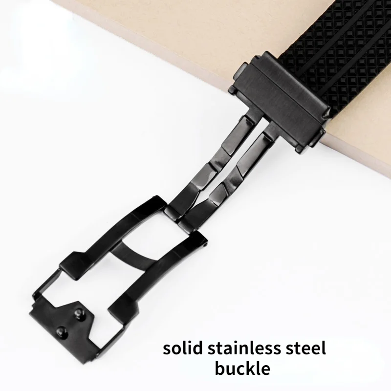 Rubber Silicone watch band for Classic Fusion | Big Bang Rubber Watch Male's watch strap 25X19mm Lug Bracelet