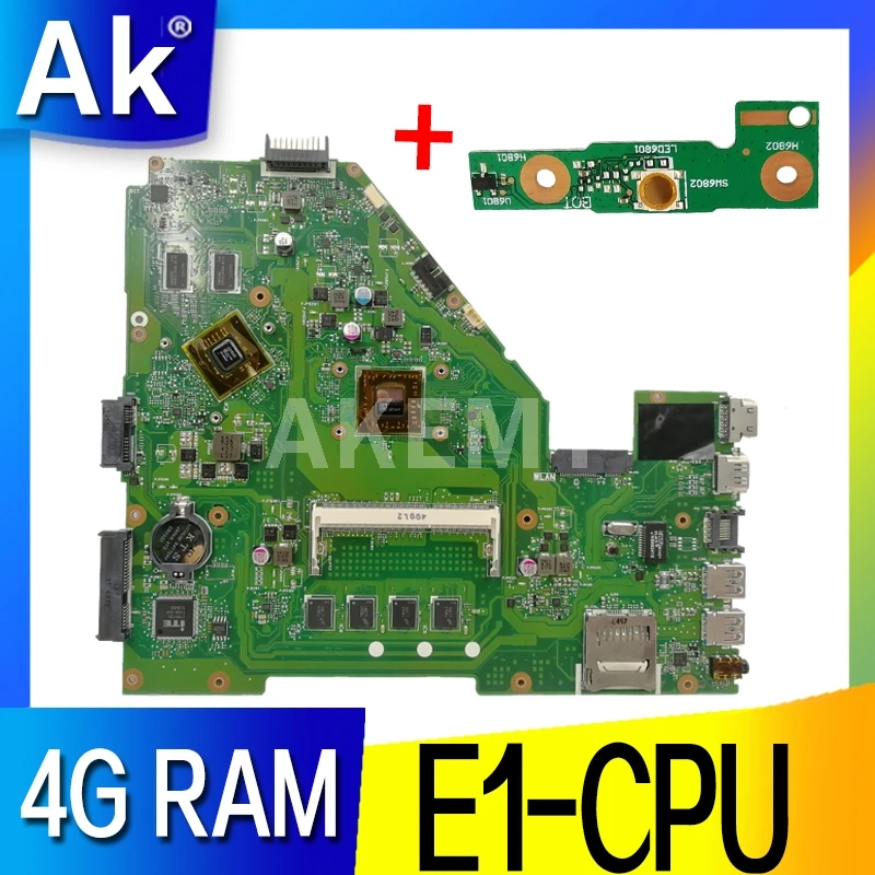 

AK X550EP материнская плата для ноутбука ASUS X550EP X550E X552E тест оригинальная материнская плата 4G RAM E1-CPU