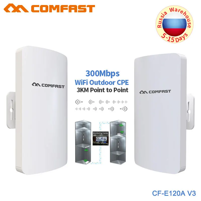 5 8G 300 Мбит/с открытый Wifi CPE беспроводной мост Wi Fi ретранслятор усилитель точка 1 3