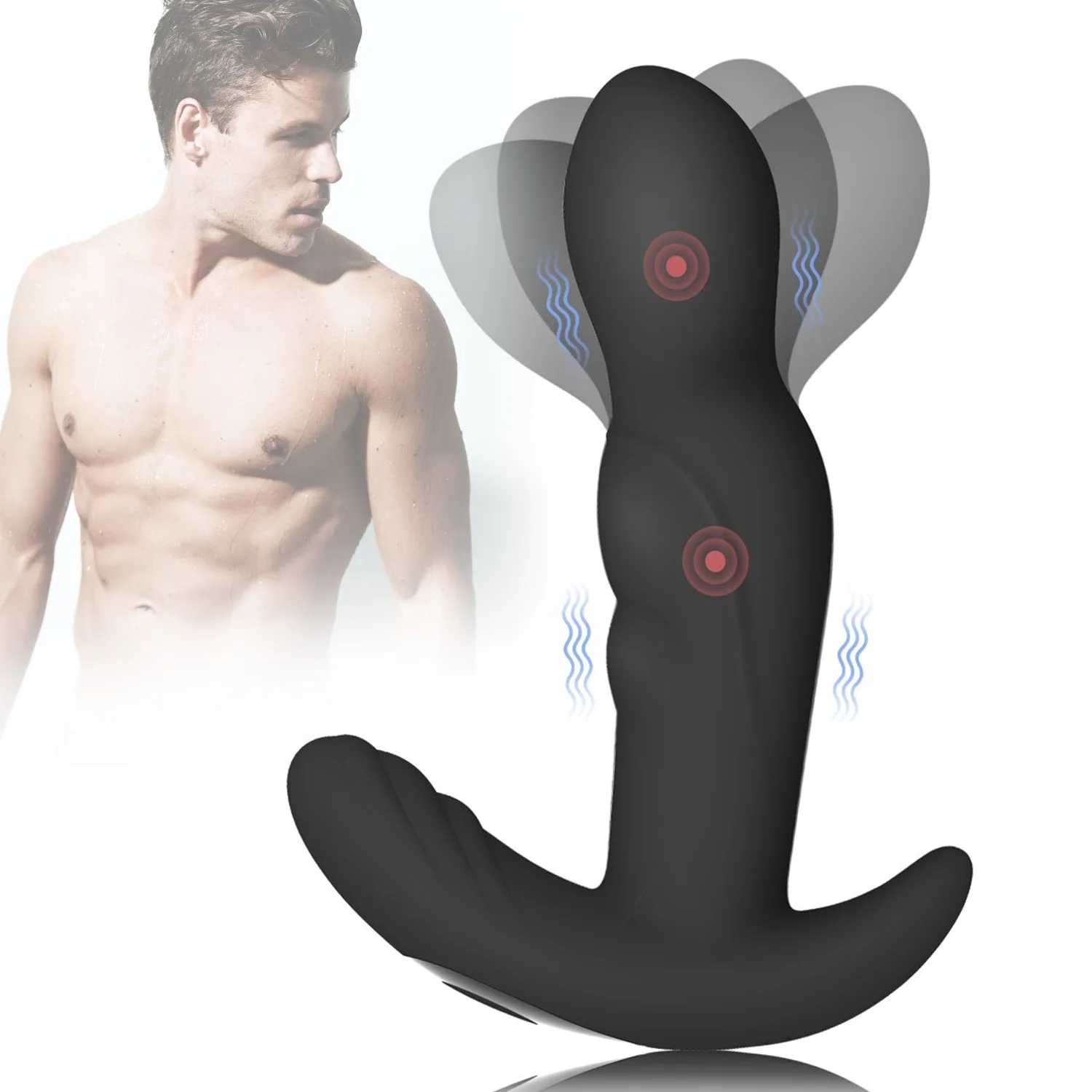 Вращающийся вибратор для массажа простаты анальные секс игрушки мужчин анальная