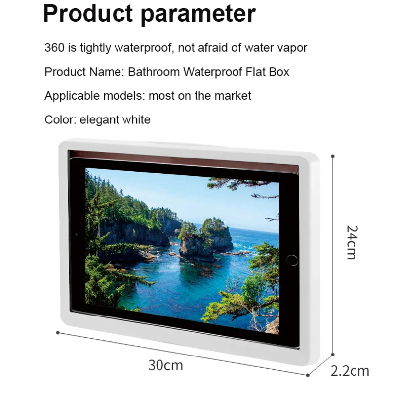 wall desk mounted tablet case tablets stand waterproof cover bracket smartphones tab holders for 5 14 inch width tablet for ipad free global shipping