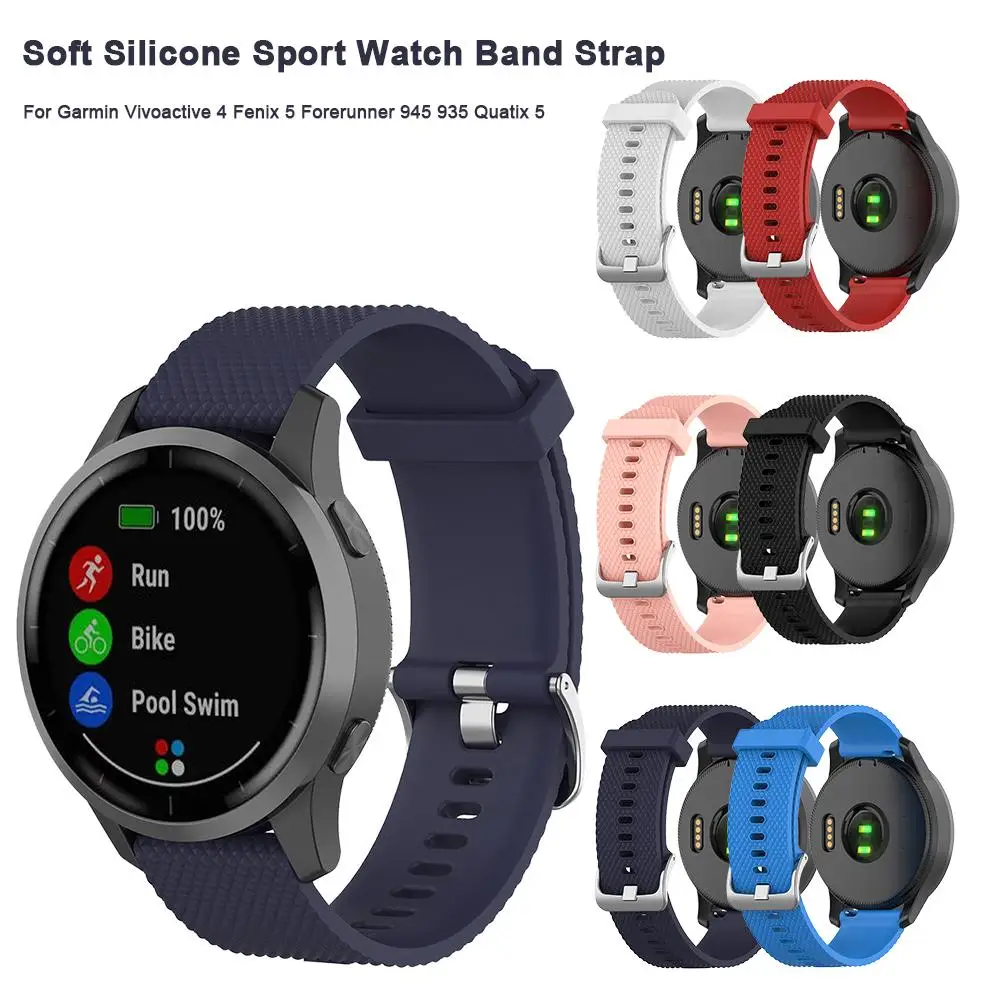 Высокое качество Garmin Vivoactive 4 Fenix 5 Forerunner 945 935 Quatix gps умный Браслет Мягкие