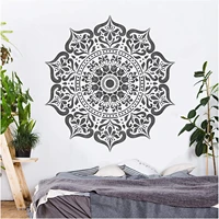 50 50 cm size craft mandala mold for painting diy stencils stamped photo album embossed paper card on wood fabric wall