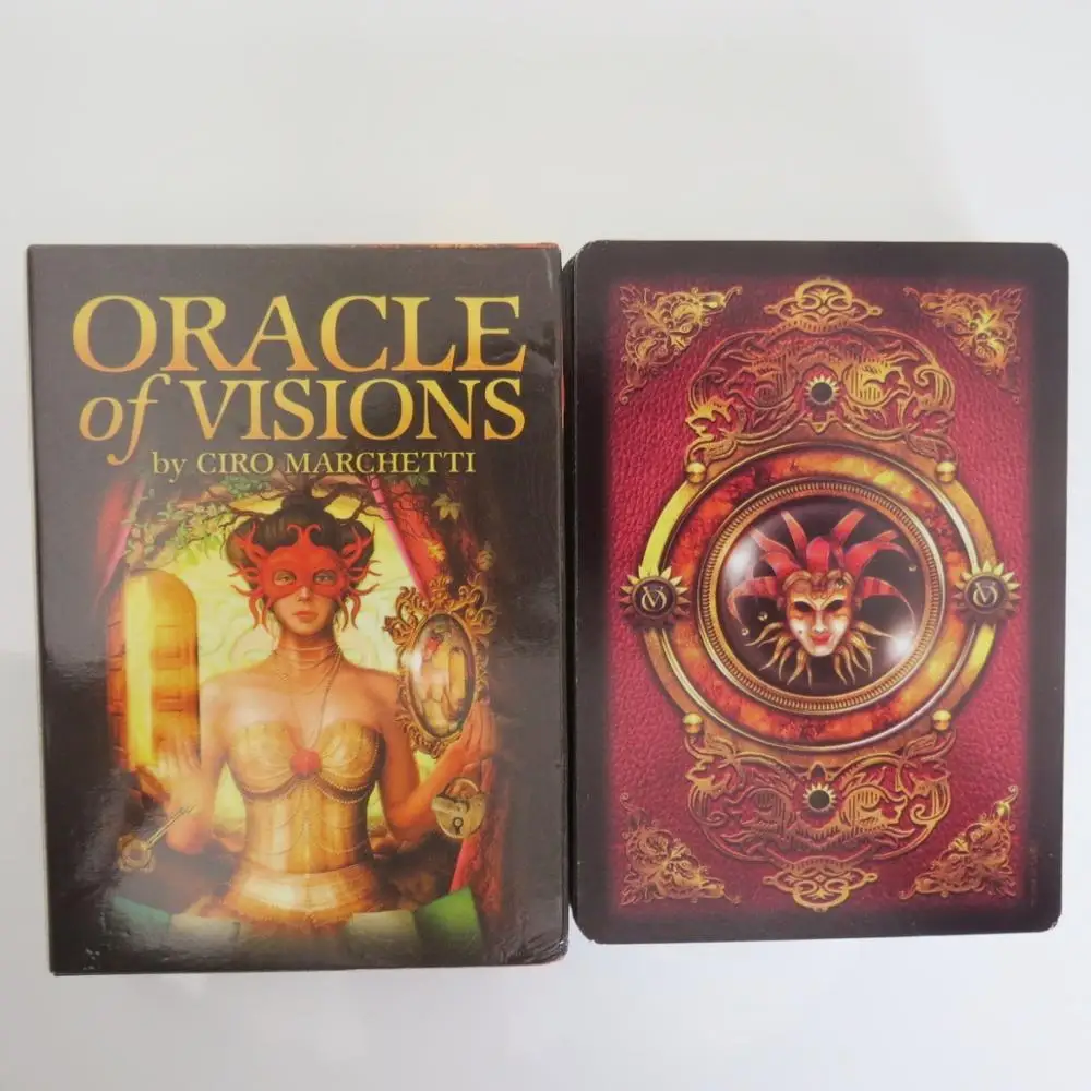 Nueva baraja de cartas de oráculo de Tarot, adivinación misteriosa, oráculo, mazo de visión para mujeres y niñas, juego de cartas, juego de mesa