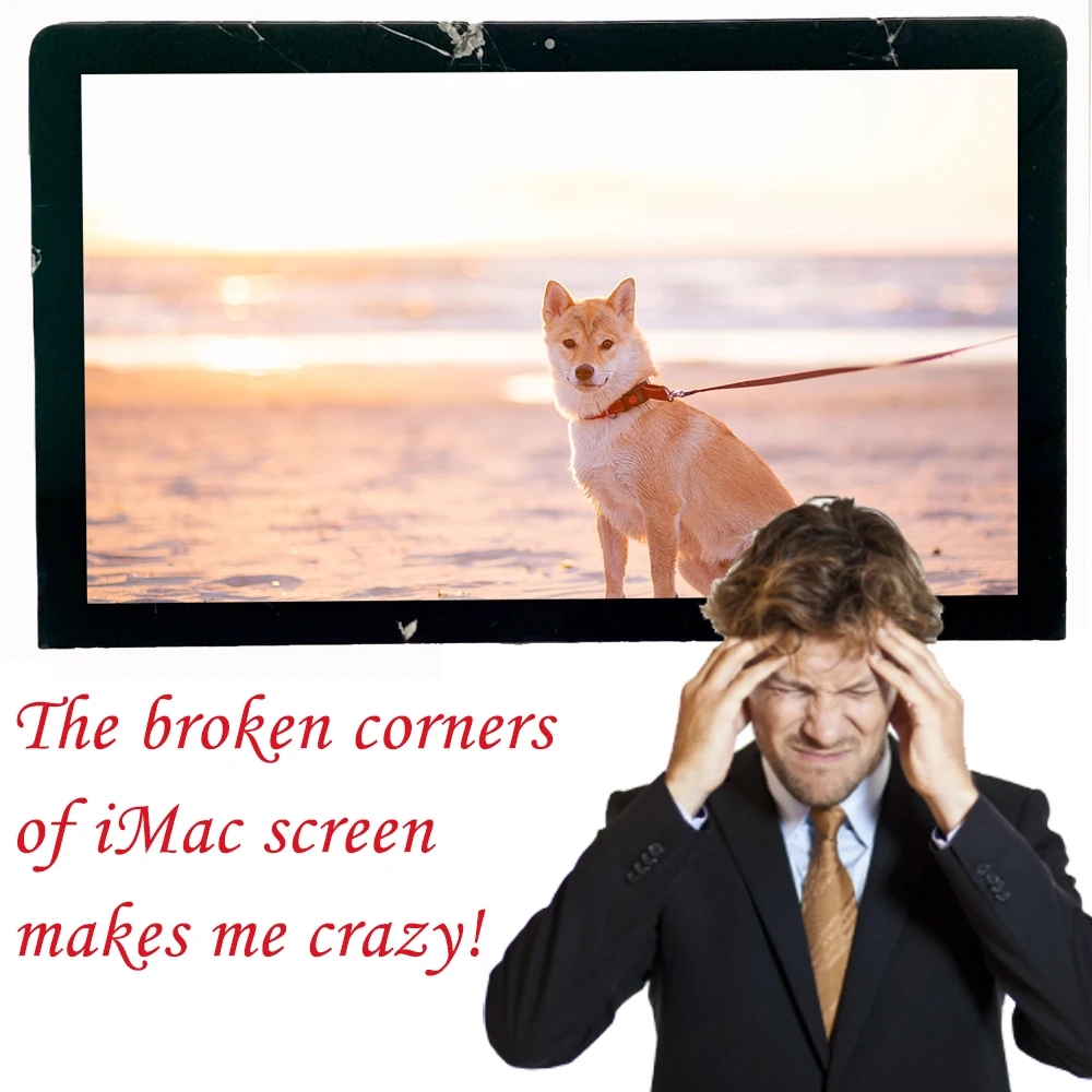 Новинка стекло A1419 Для iMac дисплей 27 дюймов стеклянный экран передняя панель