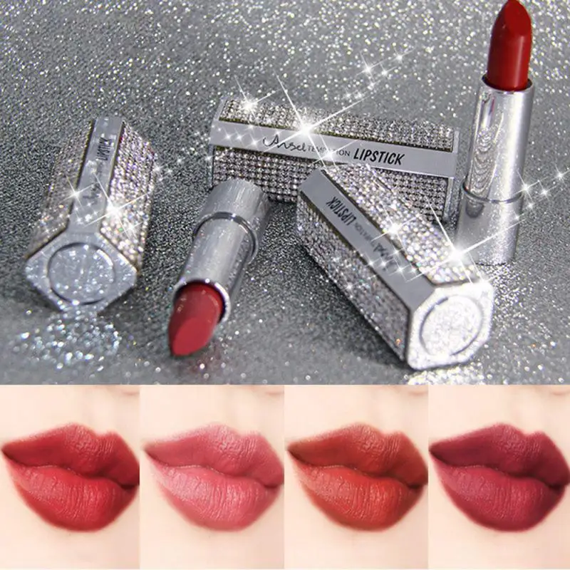 Матовая губная помада 10 цветов водостойкий стойкий Увлажняющий Яркий пышный