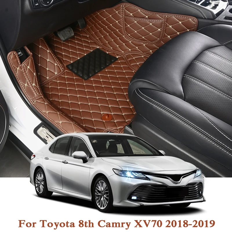 Автомобильный Стайлинг PU для Toyota 7th Camry XV50 XV70 2012 2019 LHD 5 мест автомобильные коврики